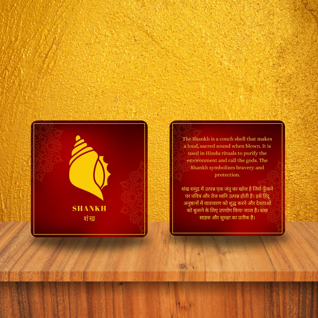 Hinduism Symbol Flash Cards, Non Tearable, High Quality, Kids Memory Card Learning, Pack of 20 cards