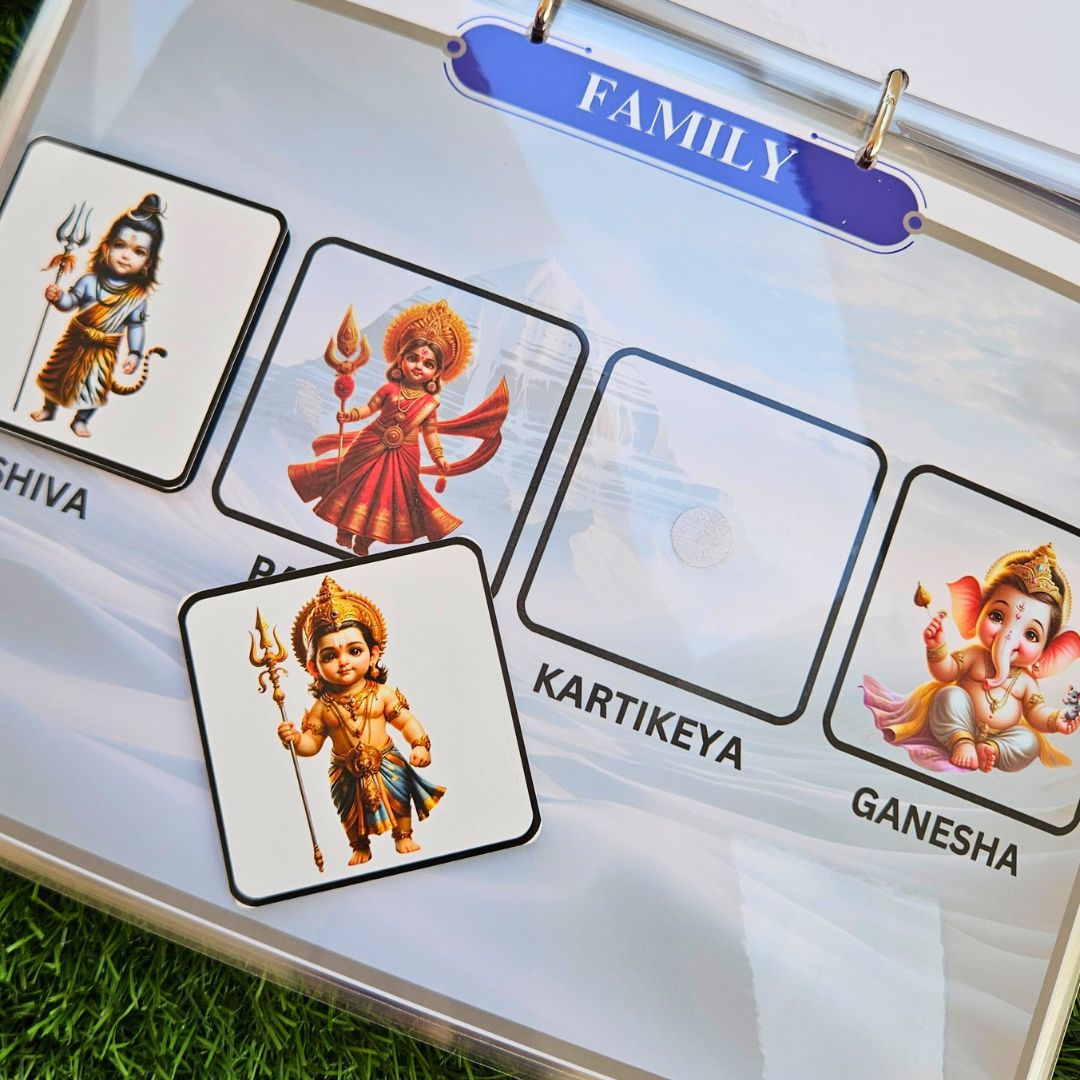 Hindu Mythology Activity Folder for Kids- Level 1