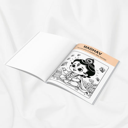Shri Krishna Colouring Book for Kids - 21 Names of Krishna