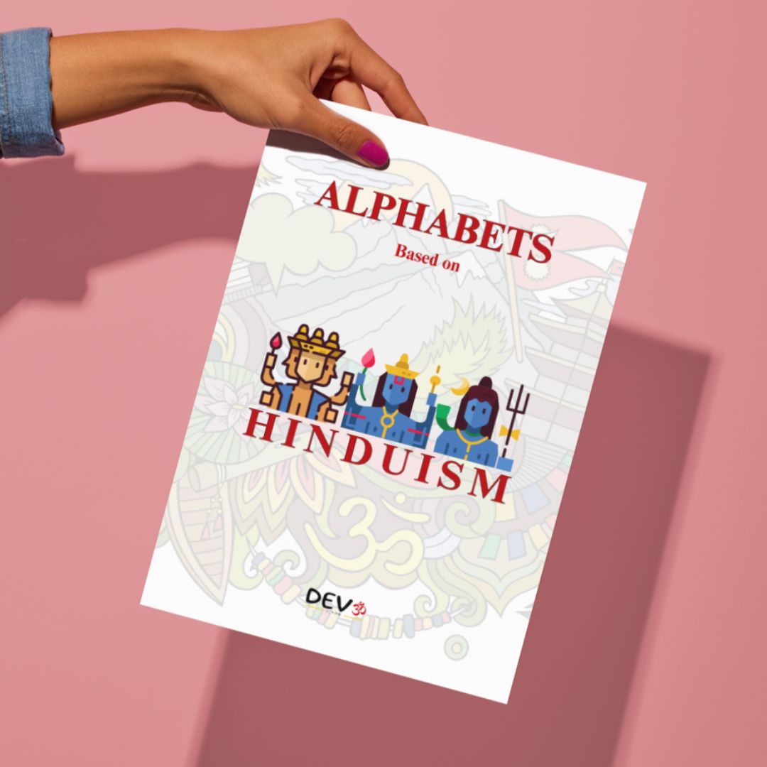 Alphabets based on Hinduism and NavDurga Book Combo for Kids