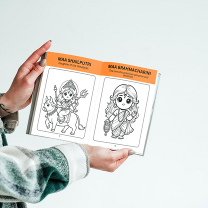 Navdurga Coloring Book – A Divine Journey for Kids