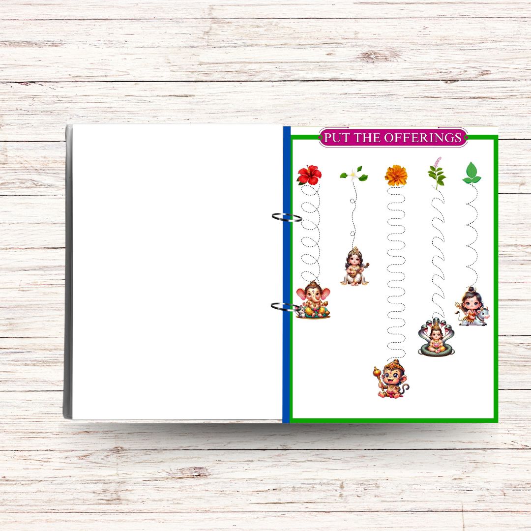 Hindu Mythology Activity Tracing Folder for Kids