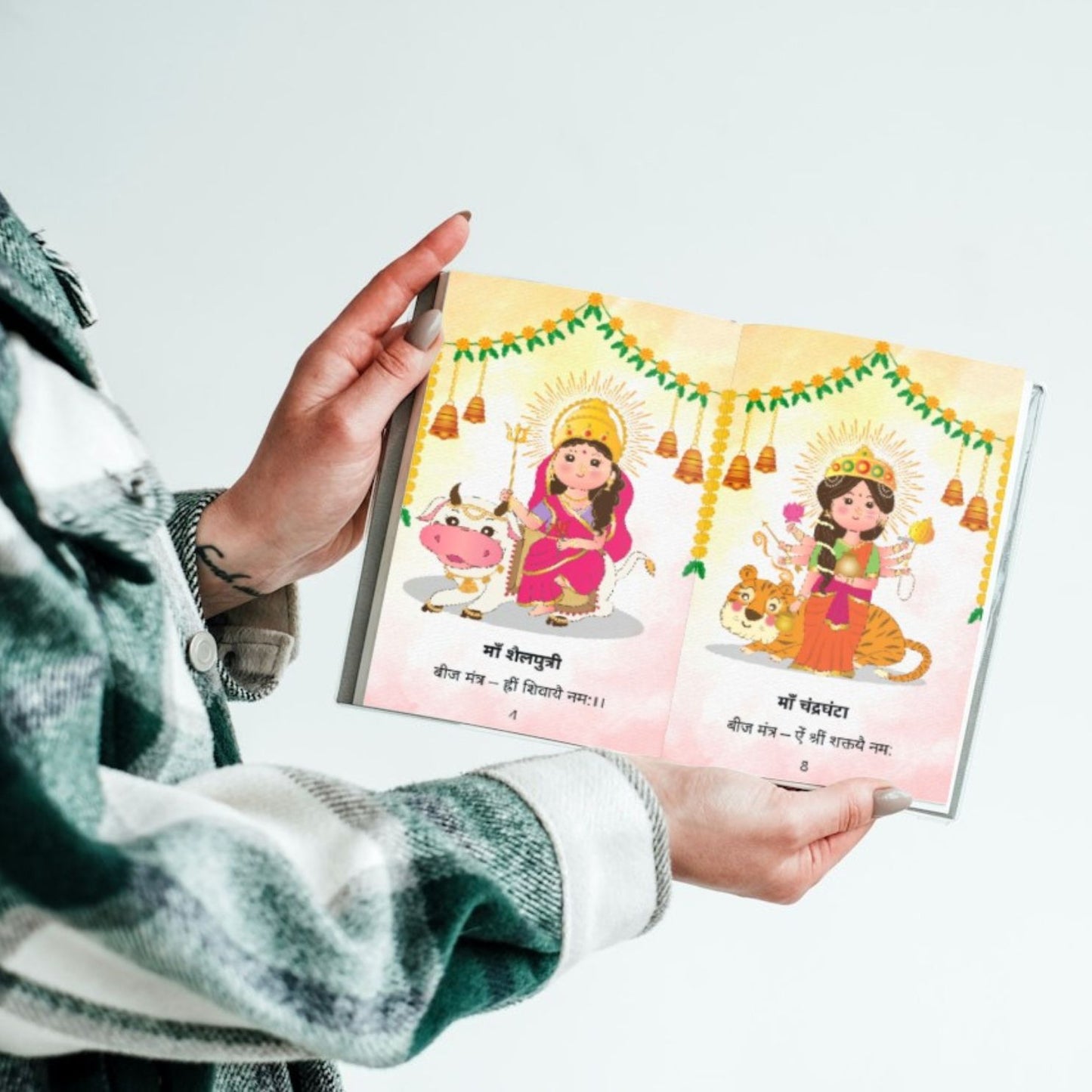 Alphabets based on Hinduism and NavDurga Book Combo for Kids