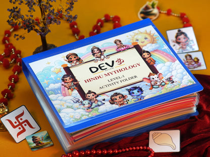 Hindu Spirituality Activity Folder for Kids- Level 1