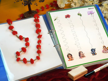 Hindu Spirituality Activity Tracing Folder for Kids