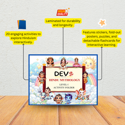Hindu Spirituality Activity Folder for Kids- Level 1